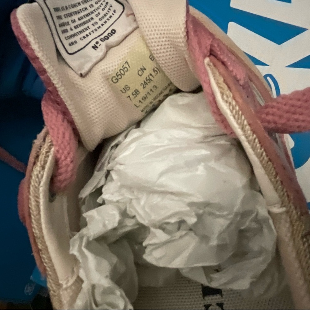 Coach Women's Pink and Cream Sneakers - Picture 8 of 8
